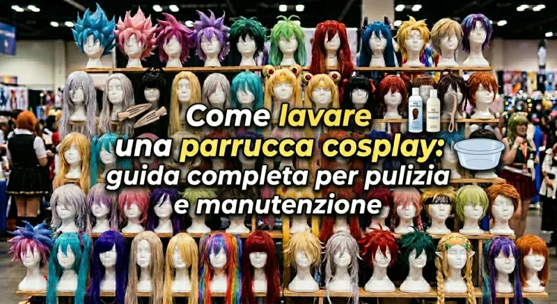 Come lavare una parrucca cosplay: guida completa per pulizia e manutenzione