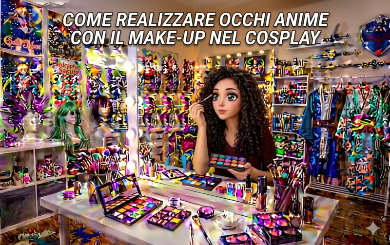 Come realizzare occhi anime con il make-up nel cosplay