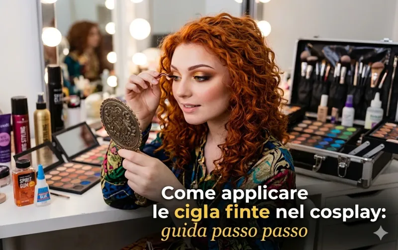 Come applicare le ciglia finte nel cosplay: guida passo passo