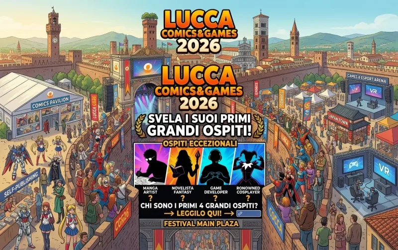 Ospiti Lucca Comics & Games 2026: tutti gli annunci confermati finora