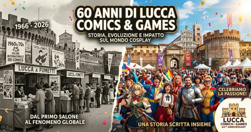 60 anni di Lucca Comics & Games: storia, evoluzione e impatto sul mondo cosplay