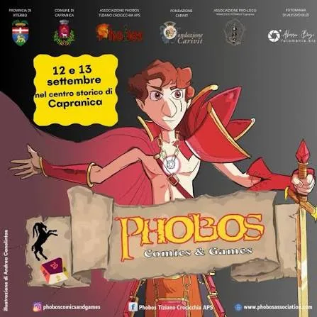 Phobos Comics & Games Capranica 2026 evento cosplay