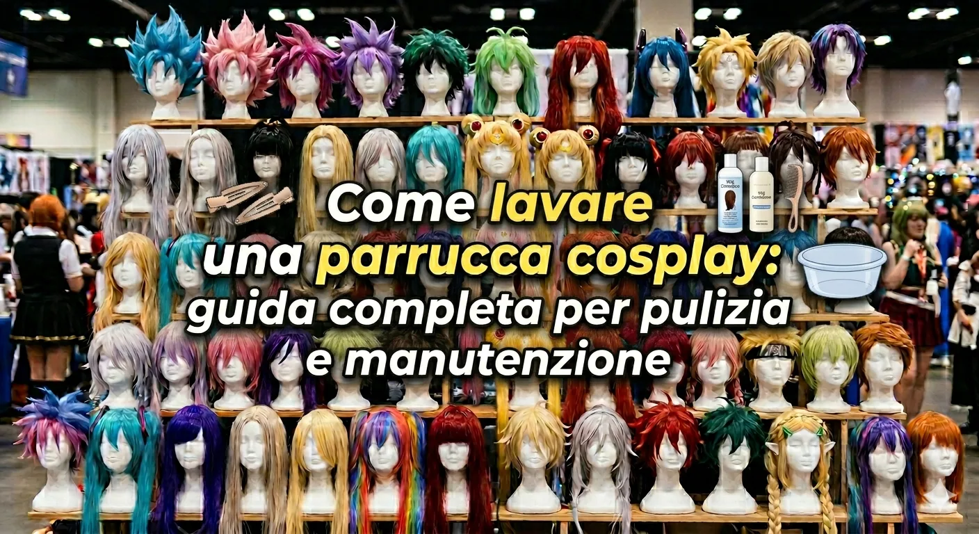 Come lavare una parrucca cosplay: guida completa per pulizia e manutenzione