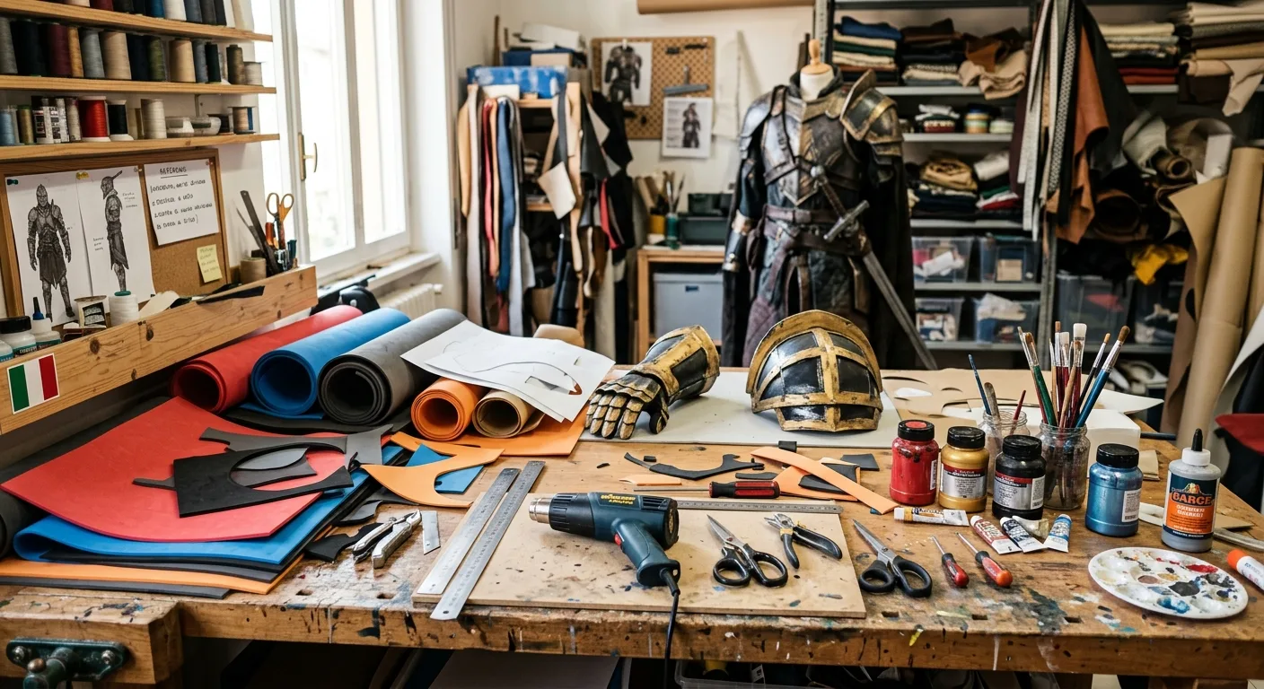 Dove comprare materiali per cosplay in Italia: guida a foam EVA, Worbla, tessuti e accessori