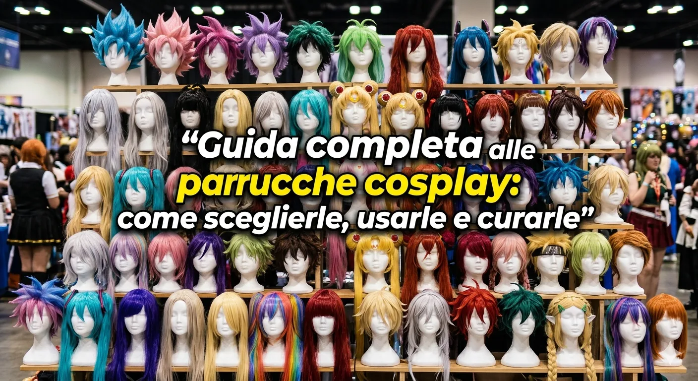 Guida completa alle parrucche cosplay: come sceglierle, usarle e curarle