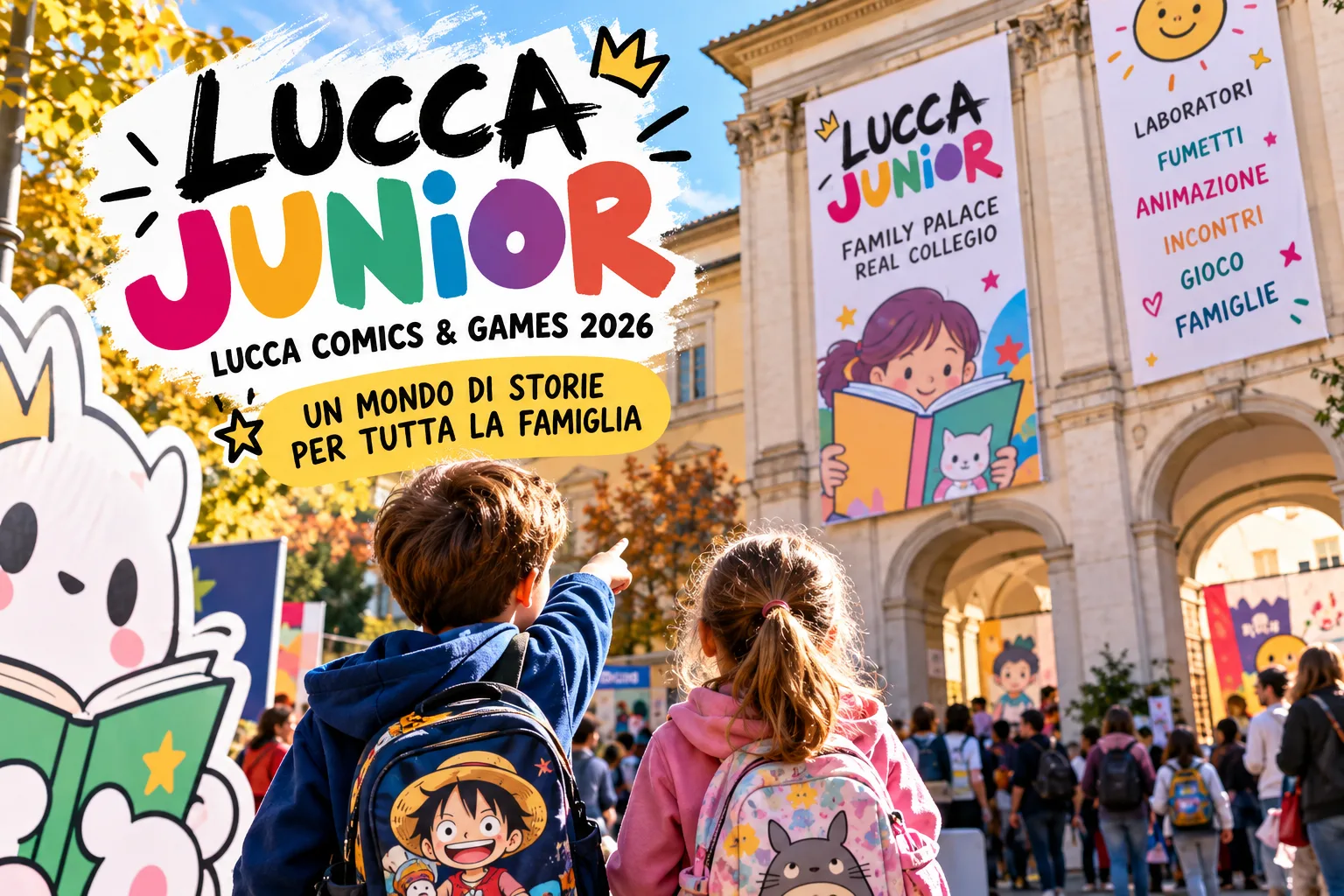 Lucca Junior 2026: ingresso gratis, programma e attività per bambini